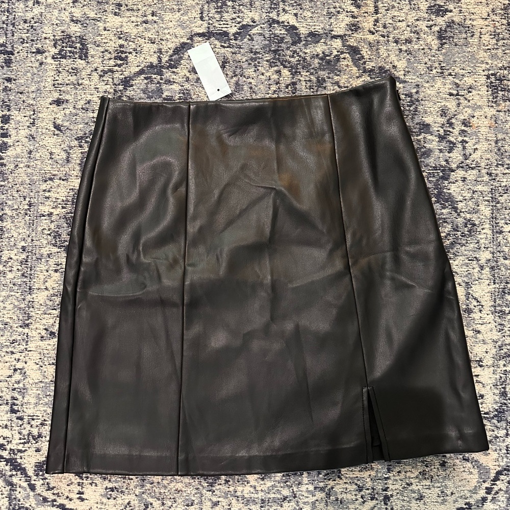 Loft Pleather skirt